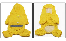 Load image into Gallery viewer, Pet Cat Dog Raincoat Hooded Reflective Puppy Small Dog Rain Coat Waterproof Jacket for Dogs Soft Breathable Mesh Dog Clothes