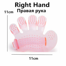 Load image into Gallery viewer, Hot Haustier Hund Katze Pflege Pinsel Handschuh Pet Haar Deshedding Kamm Pinsel Kätzchen Welpen Massage Waschen Pinsel Handschuh für Tier katze Hund
