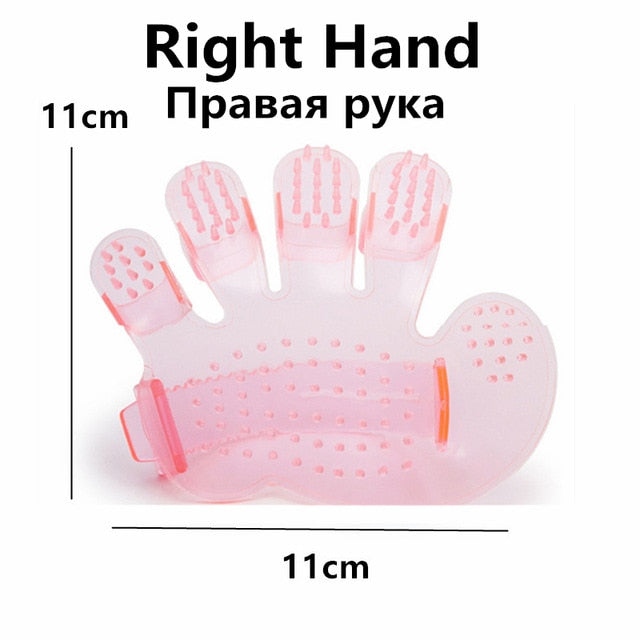 Hot Haustier Hund Katze Pflege Pinsel Handschuh Pet Haar Deshedding Kamm Pinsel Kätzchen Welpen Massage Waschen Pinsel Handschuh für Tier katze Hund